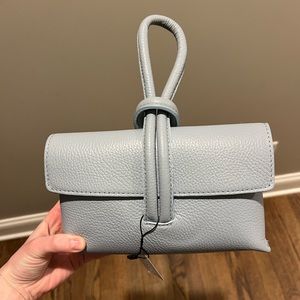 Light Blue Clutch/Wristlet bought in Sicily Real Leather